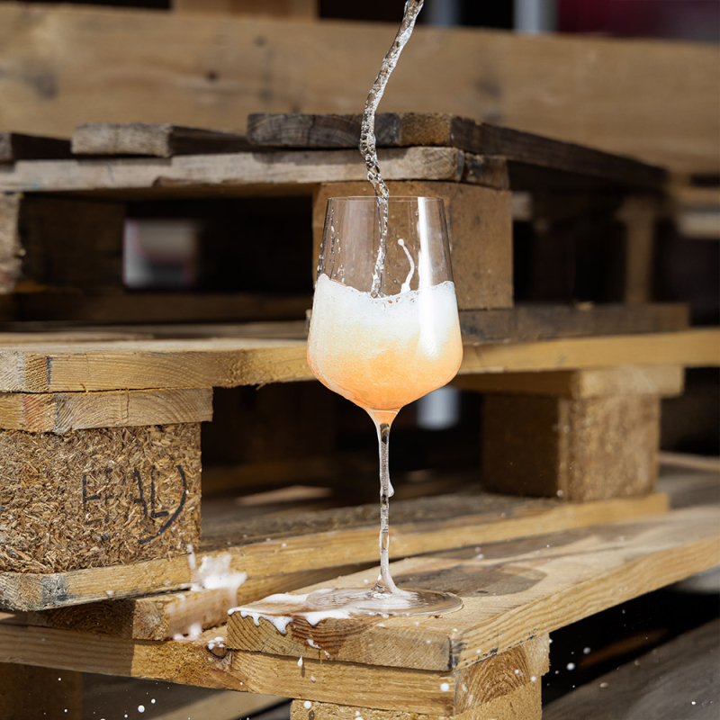 italiens schaumweine glas