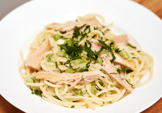 pasta al limone fertig