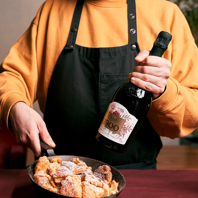 schaumwein speisenbegleiter kaiserschmarrn