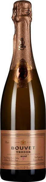 Die Weinflasche hat ein elegantes Design mit einem Kupferfolienverschluss, der mit Mustern verziert ist. Das Etikett in einem ähnlichen Kupferton trägt goldene und schwarze Schrift, die einen luxuriösen Eindruck vermittelt. Die Form der Flasche ist klassi