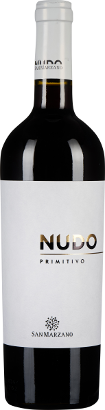 Dunkle Weinflasche mit elegantem schwarzem Etikett und minimalistischer Aufschrift; Verschluss in Weiß gehalten.