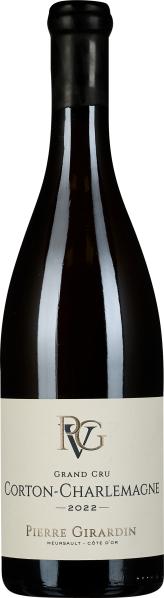 Eine elegante Weinflasche mit dunklem Glas und einer cremefarbenen Etikette, die minimalistisch gestaltet und in Schwarz bedruckt ist. Oben befindet sich ein glatter, schwarzer Verschluss.