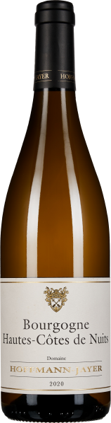 Braune Weinflasche mit schwarzem Hals und goldener Verzierung am Flaschenhals, etikettiert mit einem eleganten Wappen und weißem Etikett.