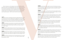 Weinübersicht mit Jahrgangsbeschreibungen, elegant gestalteter Text auf weißem Hintergrund.