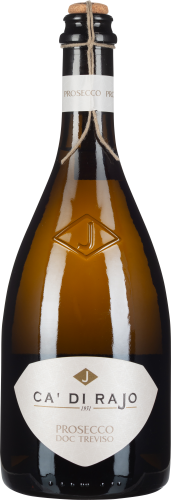 Braune Weinflasche mit weißem Etikett und Naturkorken.