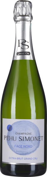 Grüne Sektflasche mit silberner Kappe und stilvollem Etikett.