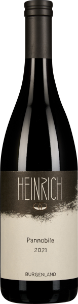 Dunkle Weinflasche mit elegantem Etikett, das zwei Farbtöne in Schwarz und Creme kombiniert. Der Flaschenhals ist dunkel und matt.