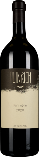 Das Bild zeigt eine elegante Weinflasche mit dunkelbraunem Etikett und einem cremefarbenen Abschnitt darunter. Der Flaschenhals ist von einer dunkelbraunen Kapsel abgedeckt. Die Farben vermitteln einen klassischen und hochwertigen Eindruck.