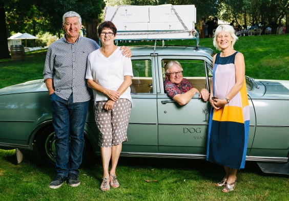 Dog Point Ivan, Marg, James and Wendy David James