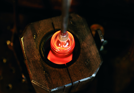 Zalto in die Form blasen