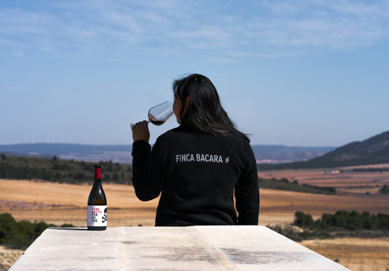 finca bacara ausblick