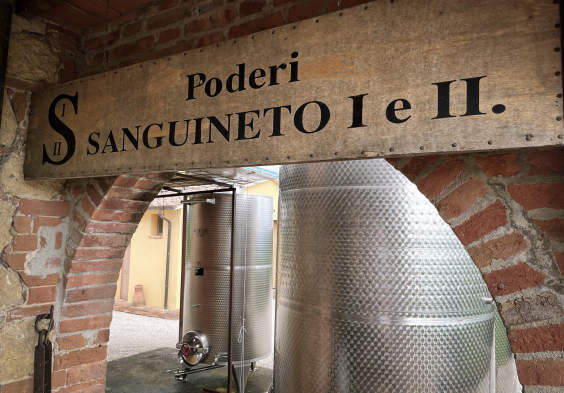 poderi sanguineto perlenwinzer eingang