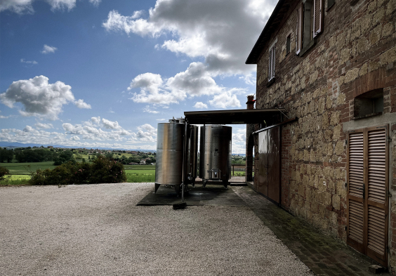 poderi sanguineto perlenwinzer stahltank hof