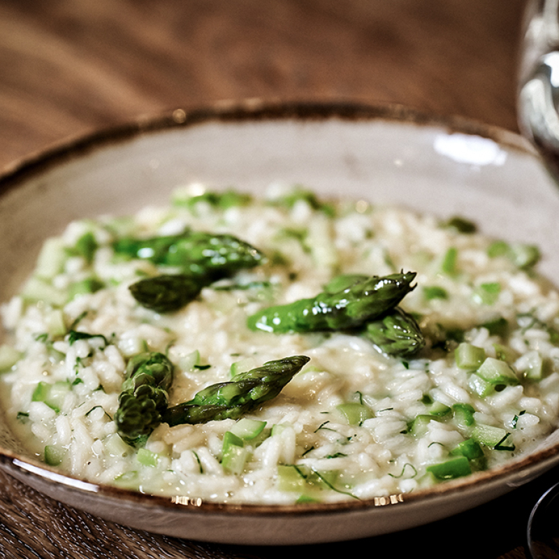 risotto mit spargel