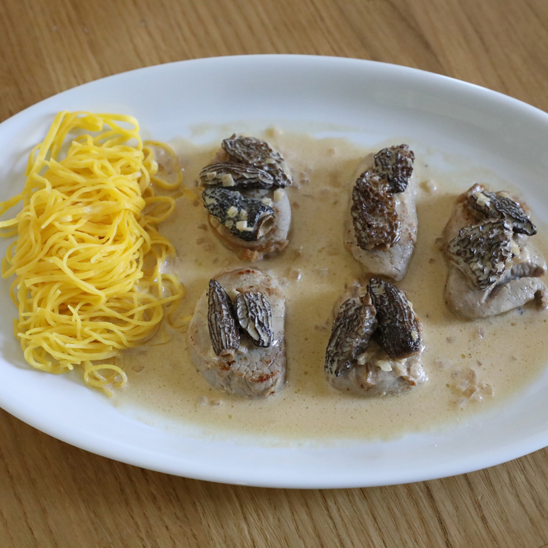 Kalbsmedaillons mit Morcheln